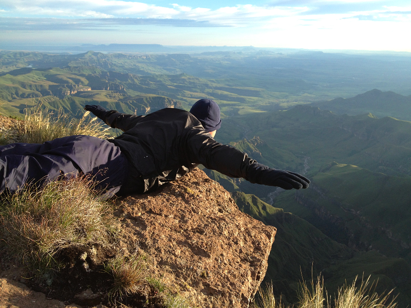 Playing around on the Drakensberg