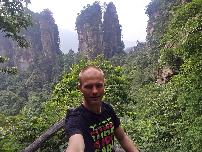 Me on top of a sand-stone pillar 