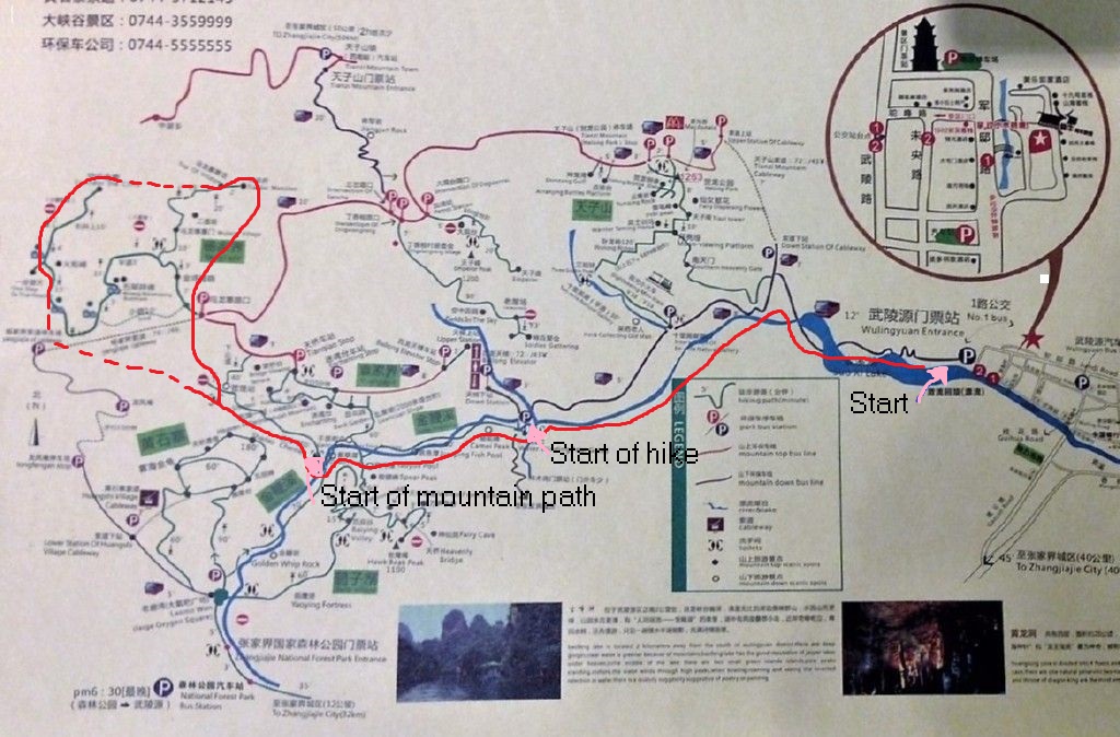 zhangjiajie-park-map